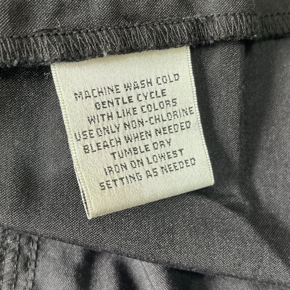 Units Button Down Black Lightweight Preppy Spring Jacket Size Medium Tall - Picture 7 of 7